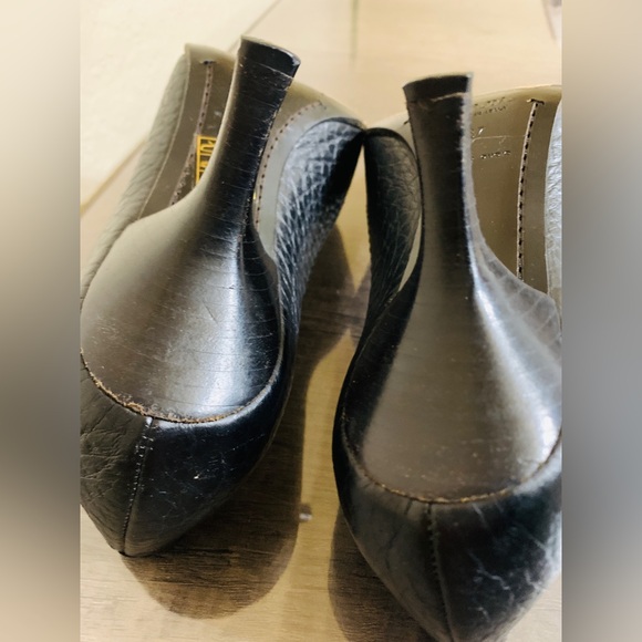 Prada Women’s Black Pointy Heels Size 7. Mary Jane Leather Heels - Picture 12 of 14